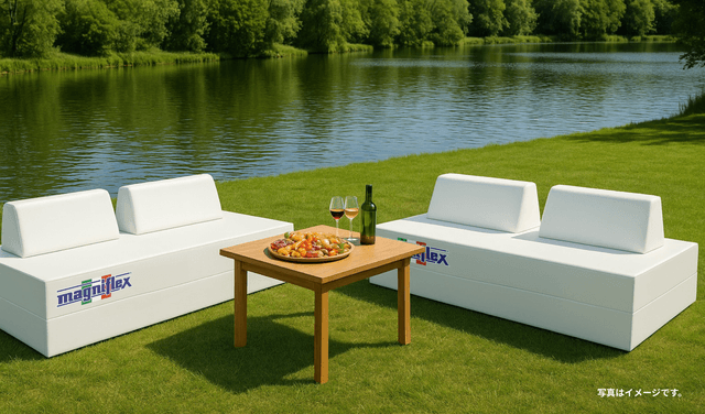 Premium Lounge supported by magniflex